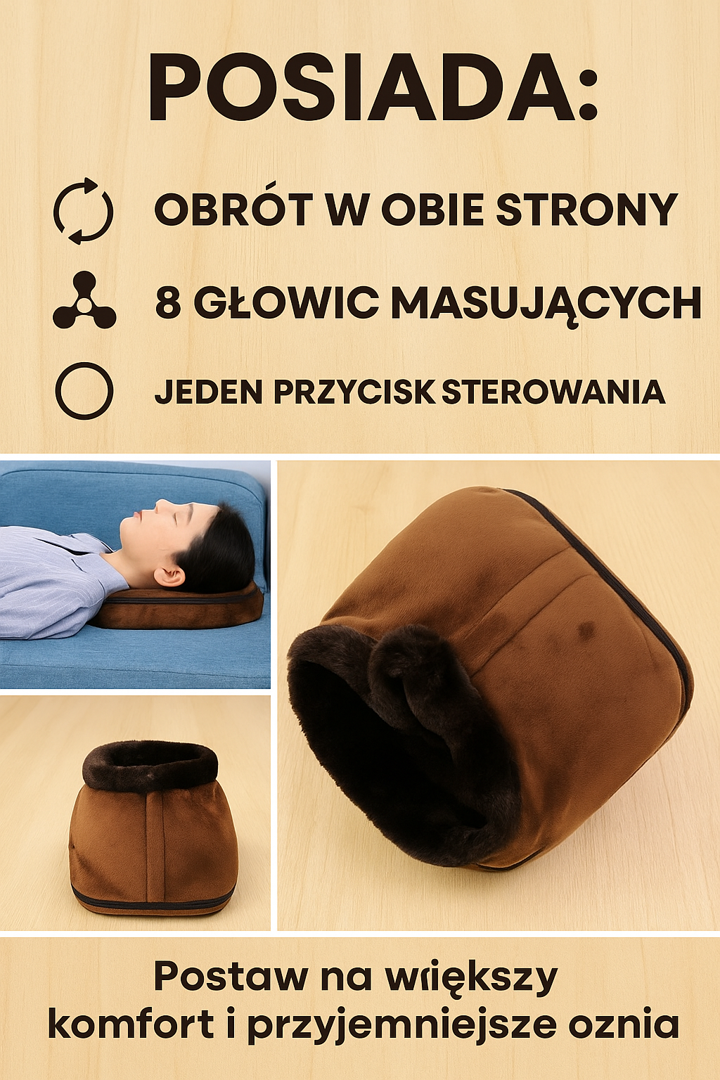 Cieplux™-Ogrzewacz i masażer twoich stóp!